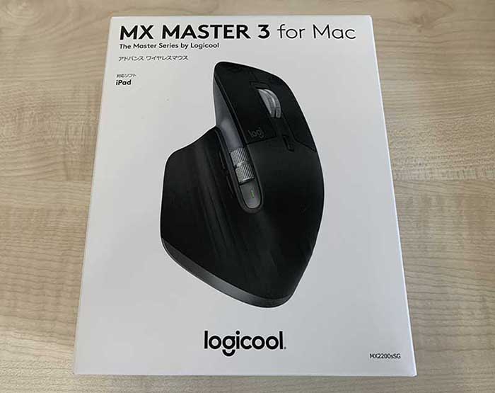 MX MASTER 3 for Macの外箱