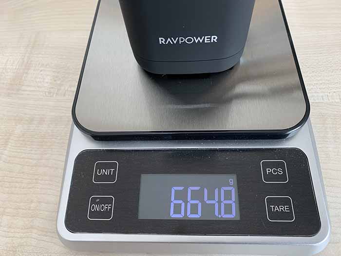 RAVPower RP-PB054proの重さ