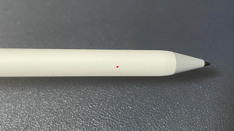 USGMoBi タッチペンの充電中のLED